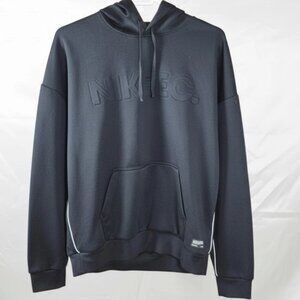 Nike Dri-FIT Pullover Hoodie Men’s Medium Black Embossed Logo Soccer